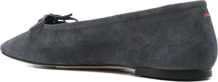 Bow-Detail Square-Toe Flats - Image 3