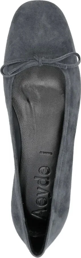 Bow-Detail Square-Toe Flats - Image 4