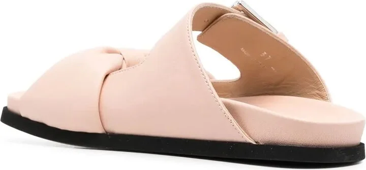 Bow Detail Strappy Slides - Image 3