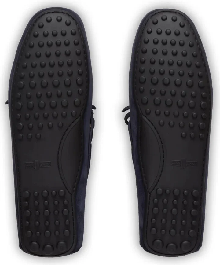 Bow-Detail Suede Driving Shoes - Image 5