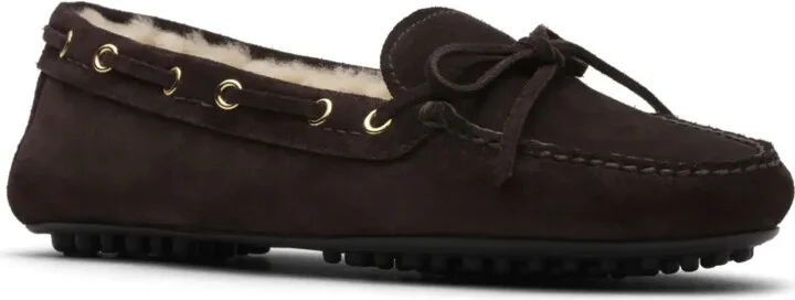 Bow-Detail Suede Loafers - Image 2