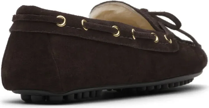 Bow-Detail Suede Loafers - Image 3