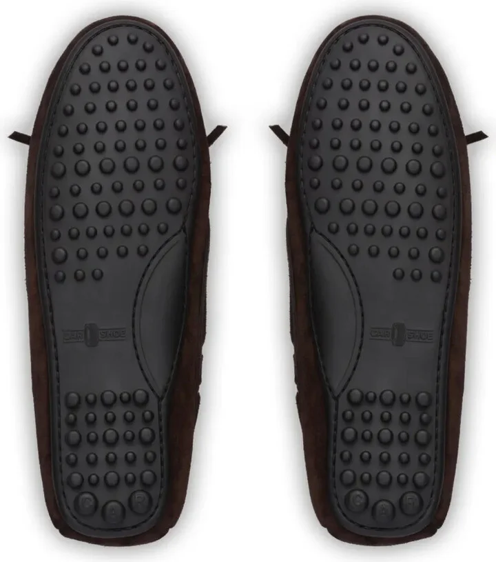 Bow-Detail Suede Loafers - Image 5
