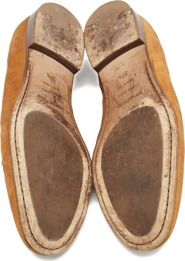Bow-Detail Suede Loafers - Image 4