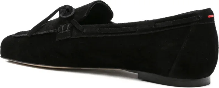 Bow-Detail Suede Loafers - Image 3