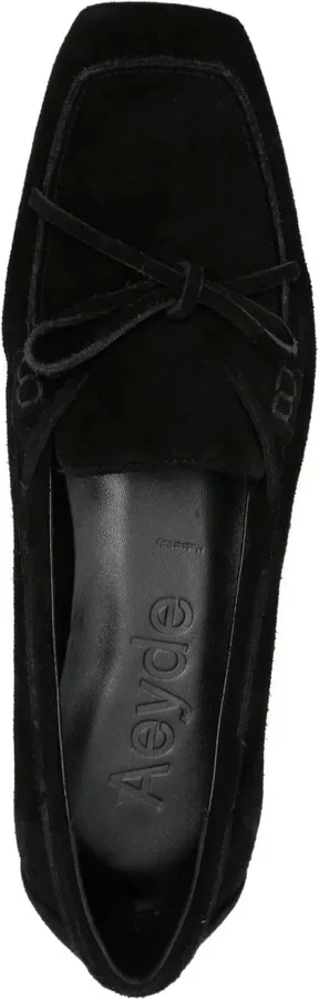 Bow-Detail Suede Loafers - Image 4