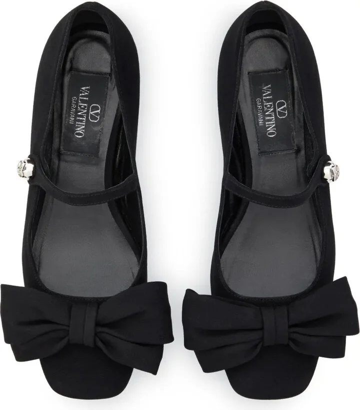Bow detailing ballerinas - Image 4