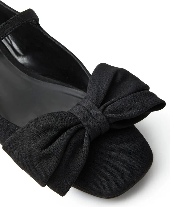 Bow detailing ballerinas - Image 5