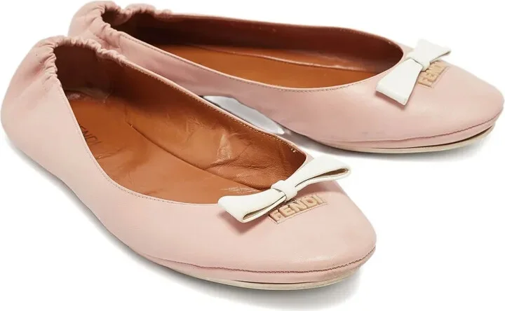 Bow-Detailing Ballet Flats - Image 3
