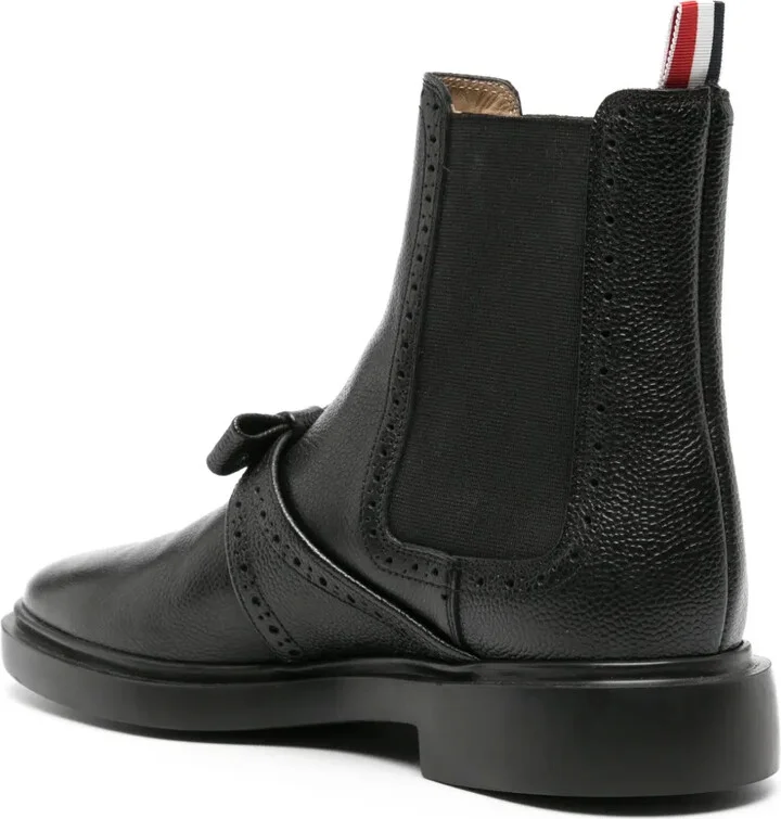 bow-detailing leather Chelsea boots - Image 3