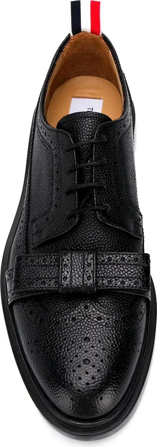 Bow-Detailing Pebbled Brogues - Image 4
