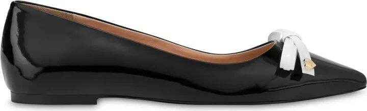 Bow-Embellished Ballerina Shoes
