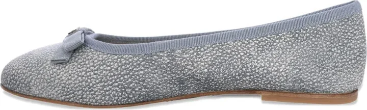 Bow-Embellished Calf Leather Flats - Image 2