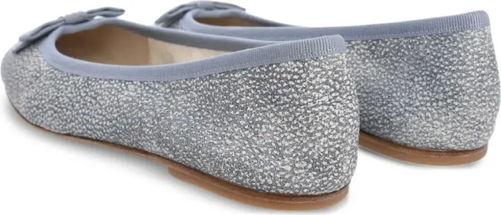Bow-Embellished Calf Leather Flats - Image 5
