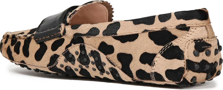 Bow-embellished leopard-print calf hair loafers - Image 3