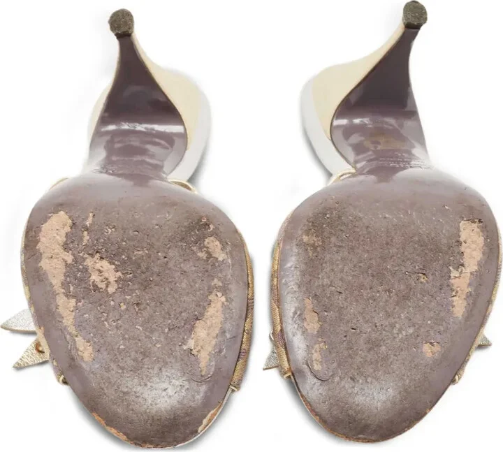Bow-Embellished Open-Toe Mules - Image 5