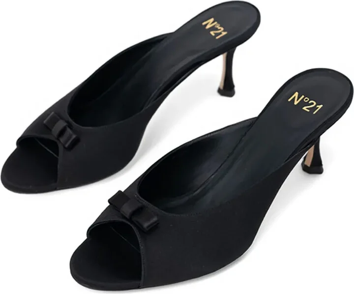 Bow-Embellished Sandals - Image 2