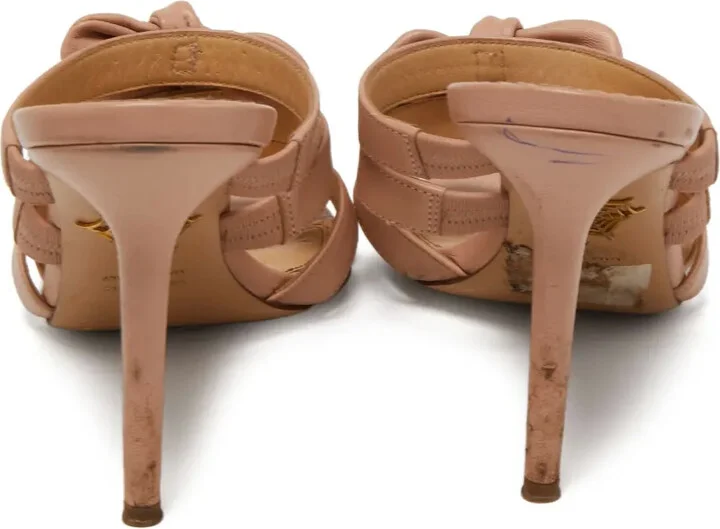 Bow Leather Sandals - Image 3