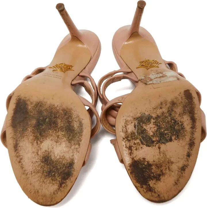 Bow Leather Sandals - Image 4