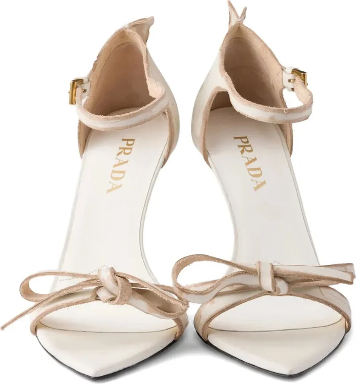 Bow Leather Sandals - Image 3