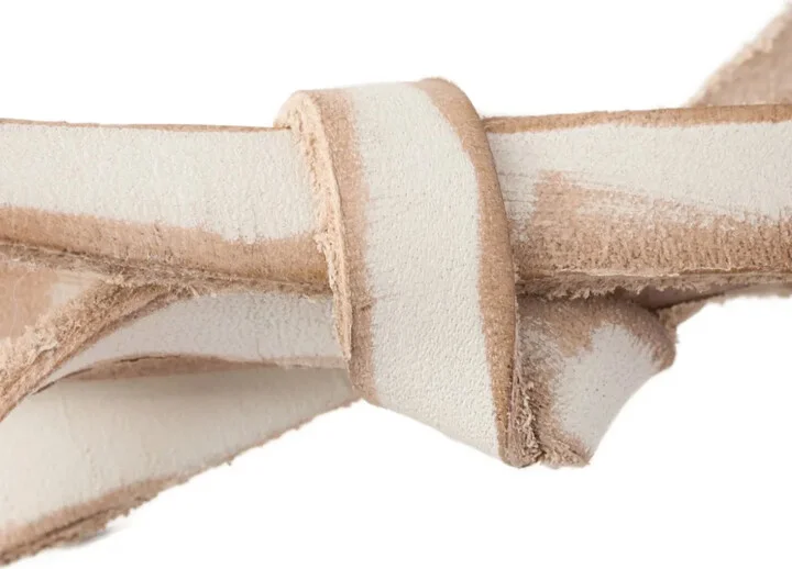 Bow Leather Sandals - Image 5