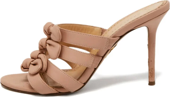 Bow Leather Sandals