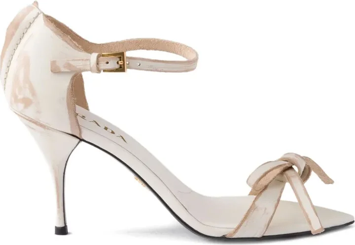 Bow Leather Sandals