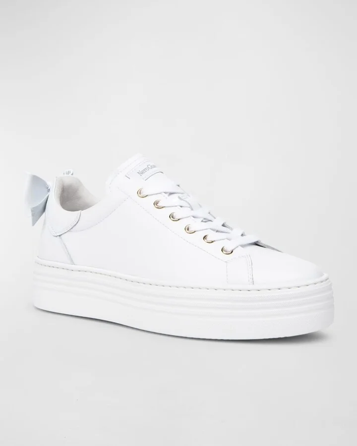 Bow Leather Skater Sneaker - Image 4