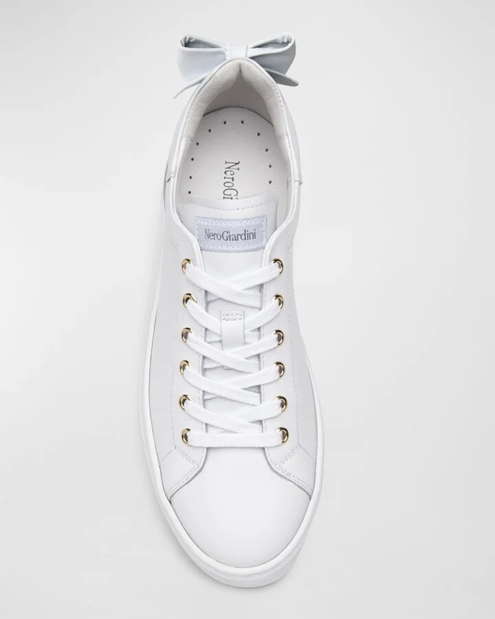 Bow Leather Skater Sneaker - Image 5