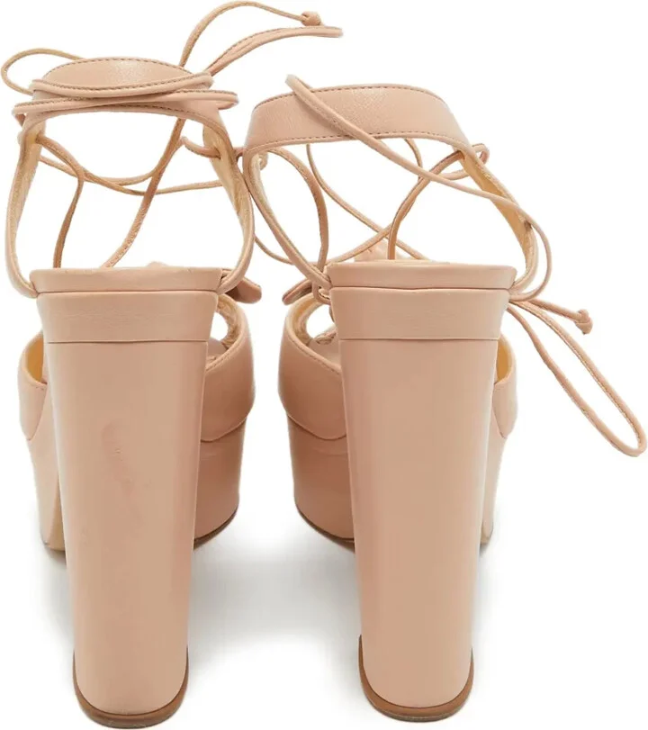 Bow Platform Sandals - Image 4