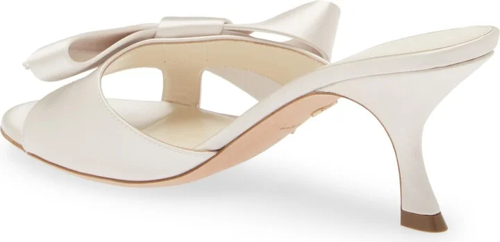 Bow Satin Sandal - Image 2