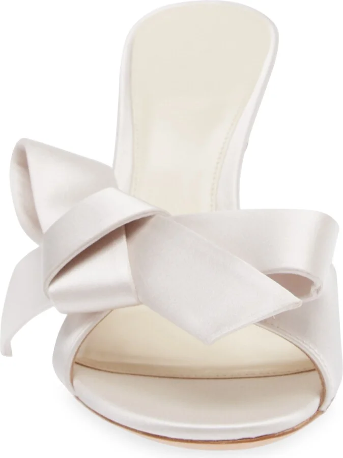 Bow Satin Sandal - Image 4