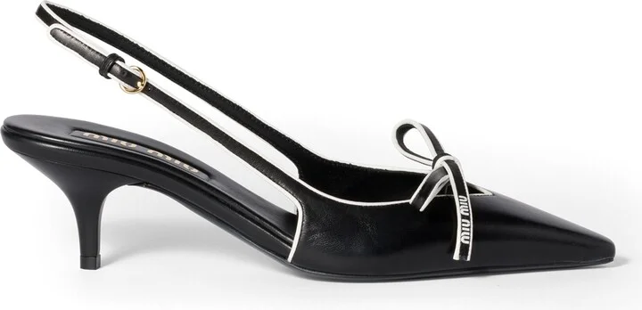 Bow Slingback Kitten Heel Pump - Image 2