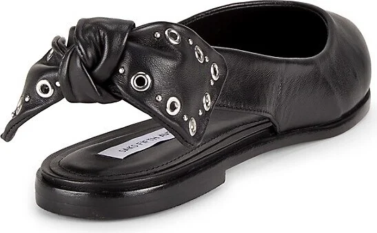 Bow Slingback Leather Flats - Image 3