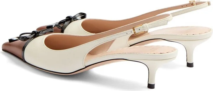 Bow Slingback Pumps - Image 3