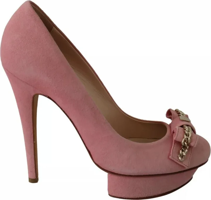 Bow Stiletto Heel Pumps Women's Shoes (Pre-Owned)