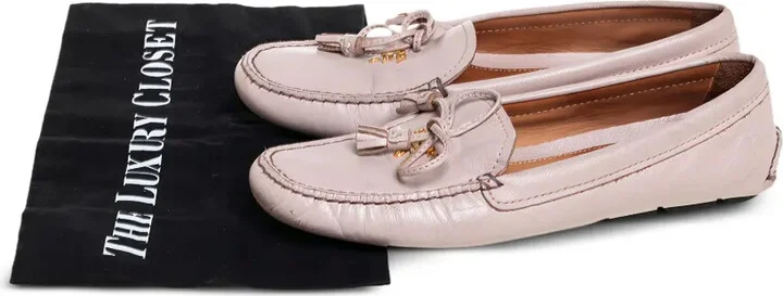 Bow-Tassel Leather Loafers - Image 5
