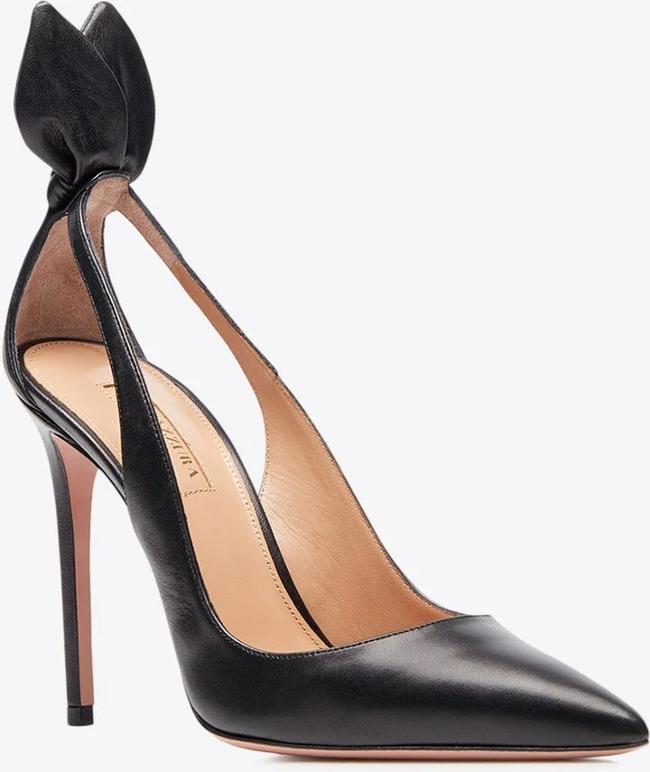Bow Tie 105 Leather Pumps - Image 2