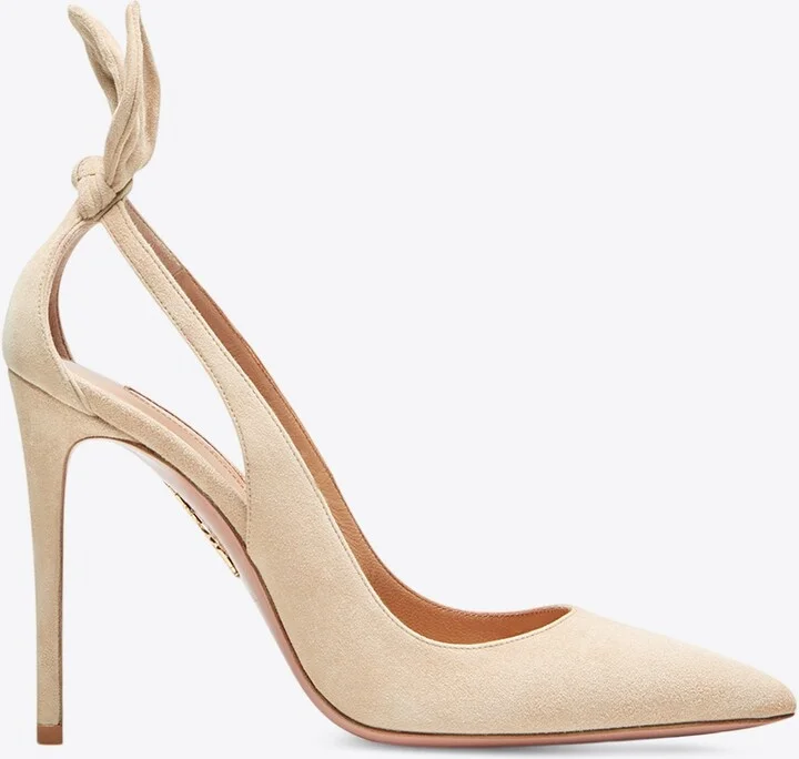 Bow Tie 105 Suede Pumps