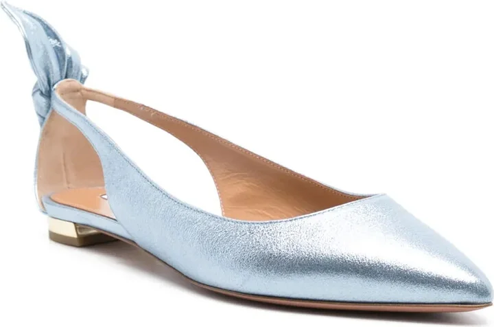 Bow Tie leather ballerinas - Image 2