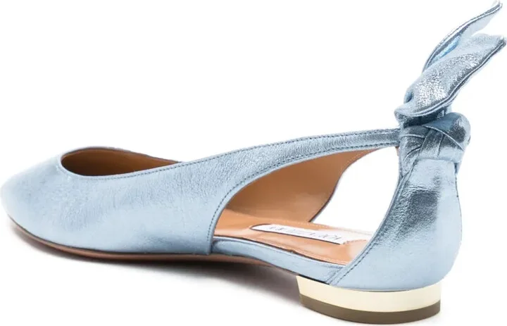 Bow Tie leather ballerinas - Image 3