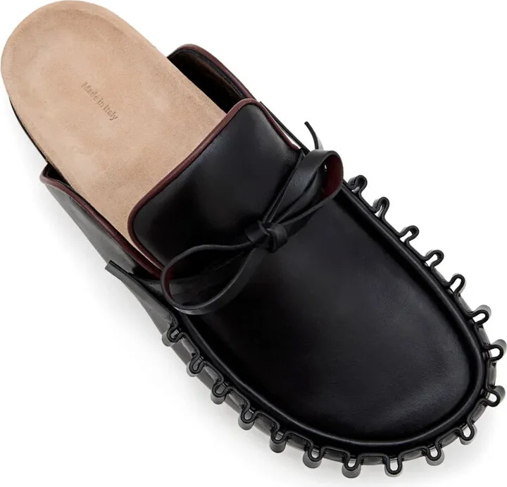 Bow Tie Leather Mules - Image 4