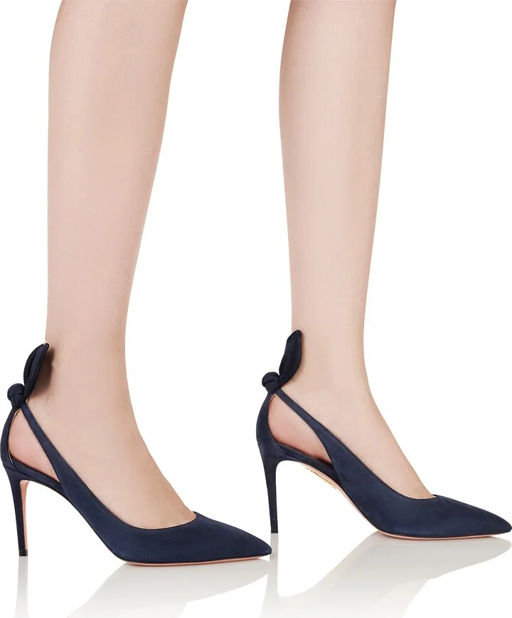 Bow Tie Pointed Toe Pump - Image 2