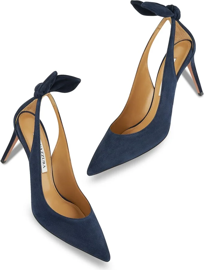 Bow Tie Pointed Toe Pump - Image 5