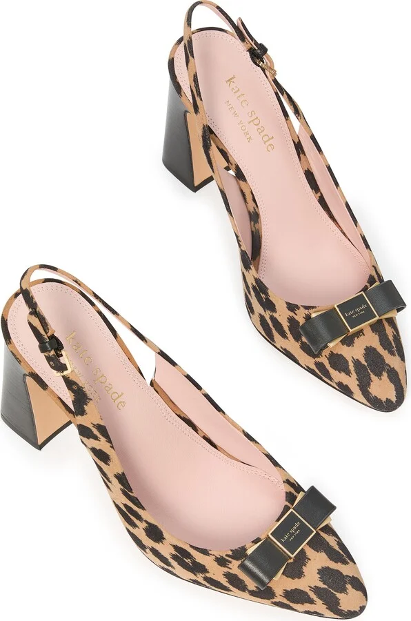 Bowdie Slingback Pointed Toe Pump