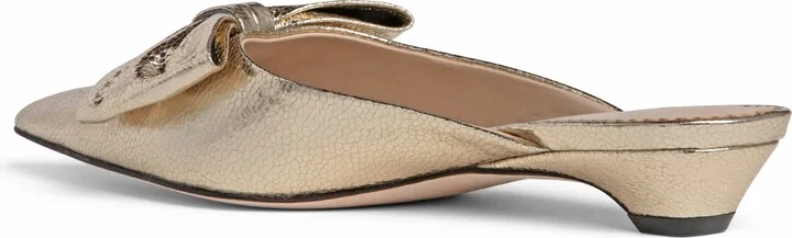 Bowie Leather Bow Slide - Image 3