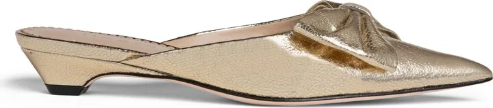 Bowie Leather Bow Slide