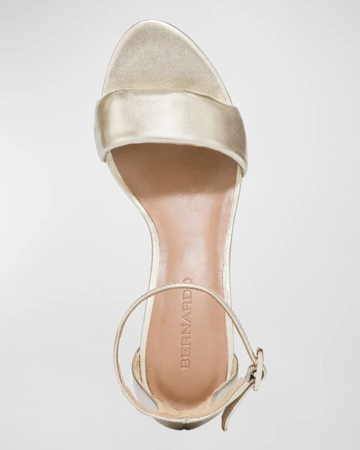 Bowie Metallic Ankle-Strap Sandals - Image 4