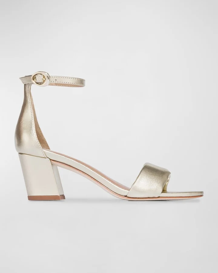 Champagne Metallic Glove Leather