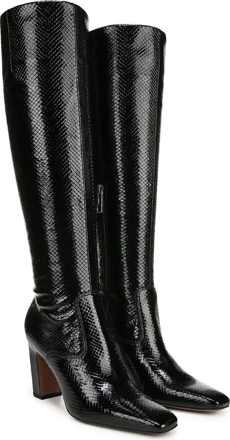 Bowman Snakeskin Embossed Knee High Boot - Image 9
